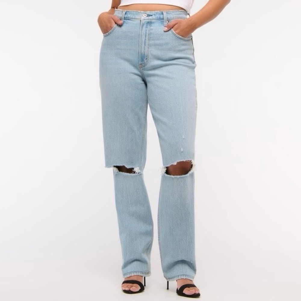 Abercrombie & Fitch '90s Straight Ultra High rise Jean